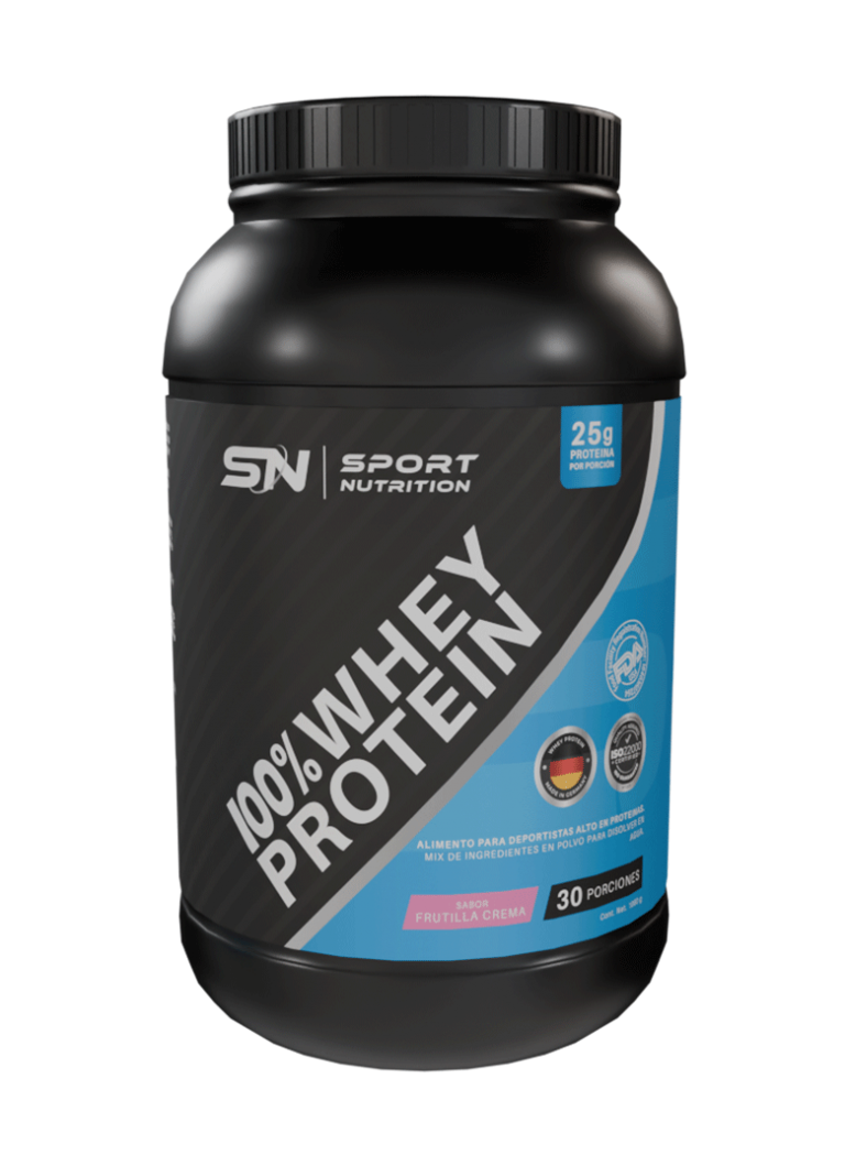 100%WHEY PROTEIN FRUTILLA CREMA